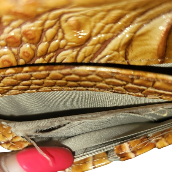 Brahmin Shayna Cactus Ombre Melbourne Crossbody bag and wallet - Picture 6 of 6